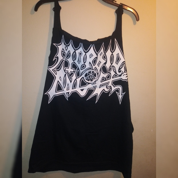 Tops - Morbid Angel Large Custom Cut tee